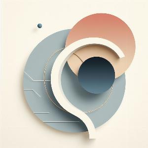 minimalist abstract art with circles (1)